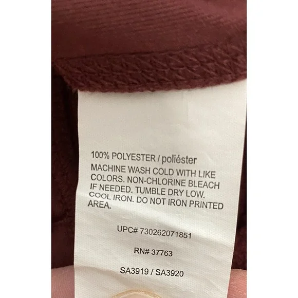 Callaway Golf 1/4 Zip Pullover XXL Mens Burgundy Performance Jacket - Picture 10 of 10